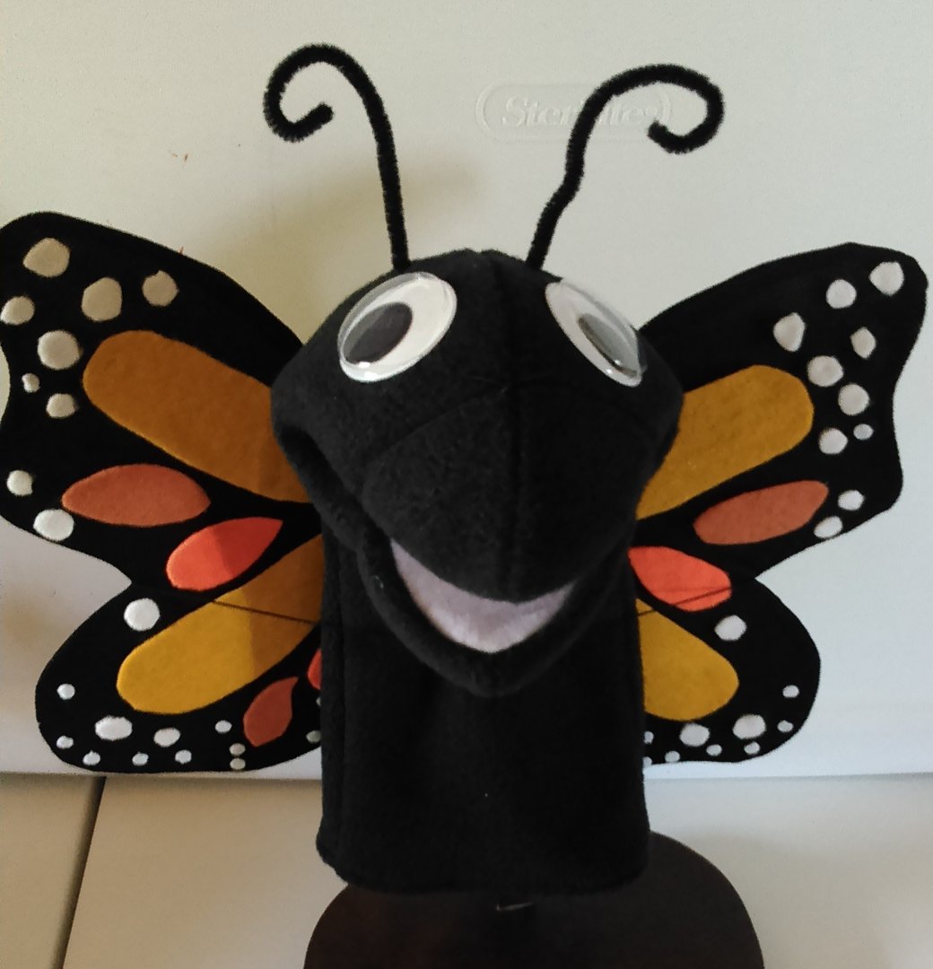 butterfly hand puppet